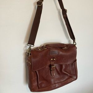Duluth Trading Co Men’s briefcase leather bag
